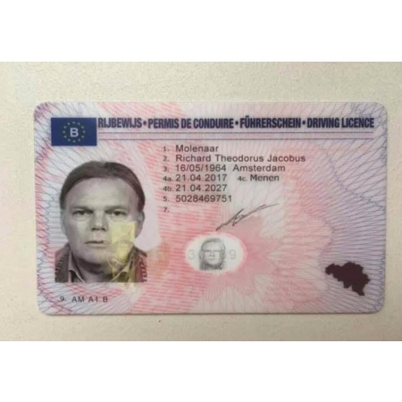 Belgium Driving Licence