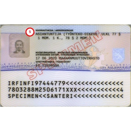 buy Finland Permanent Residence Card