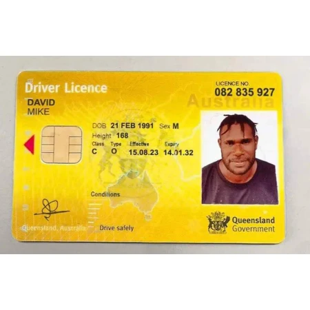 Australia Queensland Driver License and ID Card