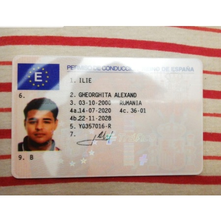 Driving License of Spain