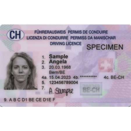 Driving License of Switzerland