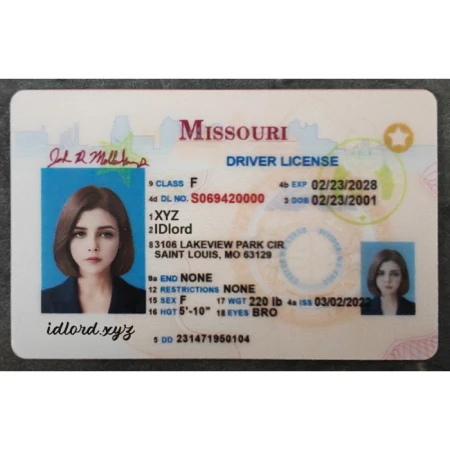 Missouri Driver License and ID Card