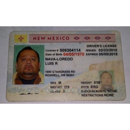 New Mexico Driver License and ID Card
