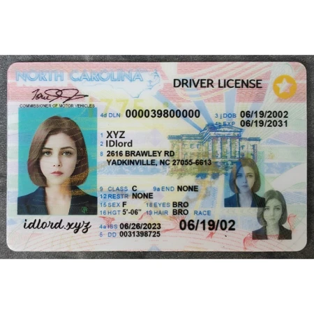 North Carolina Driver License and ID Card