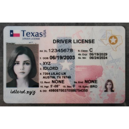 Texas Driver License and ID Card