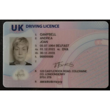 Driving Licence of the United Kingdom