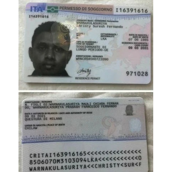 Italian Permanent Residence Permit