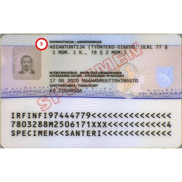 buy Finland Permanent Residence Card