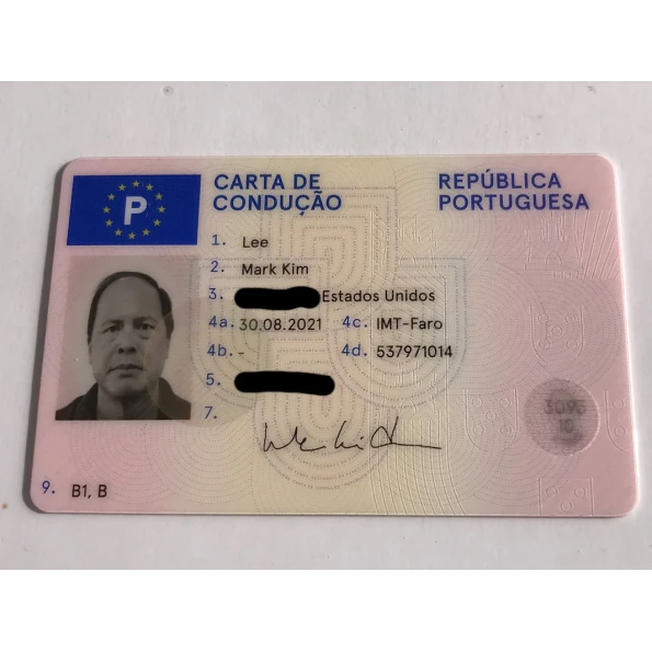 Driving License Of Portugal