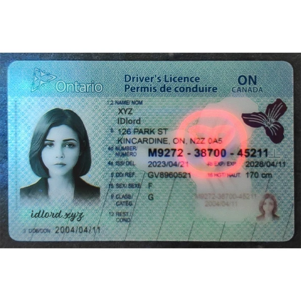 Driving License of Canada