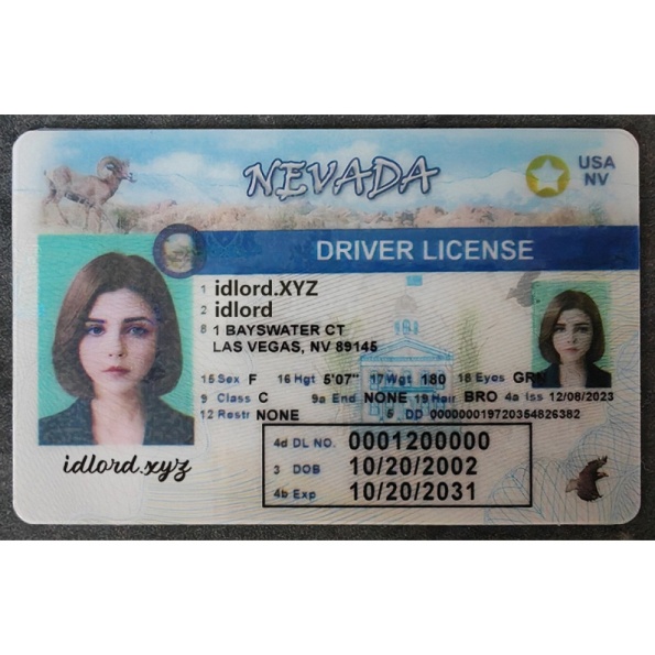 Nevada Driver License and ID Card