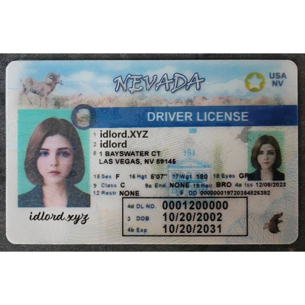 Nevada Driver License and ID Card