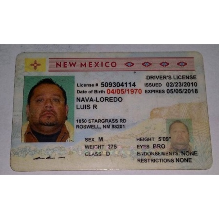 New Mexico Driver License and ID Card