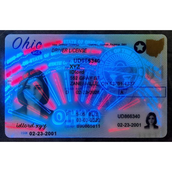 Ohio ID Card