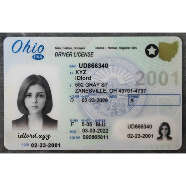 Ohio Driver License and ID Card