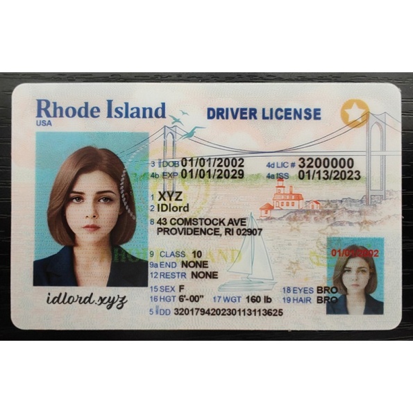 Rhode Island Driver License and ID Card