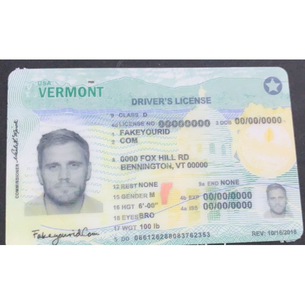 Vermont Driver License and ID Card