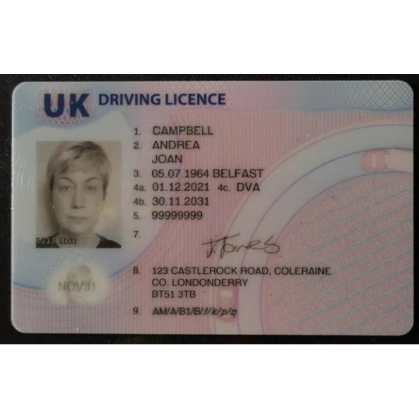 Driving Licence of the United Kingdom