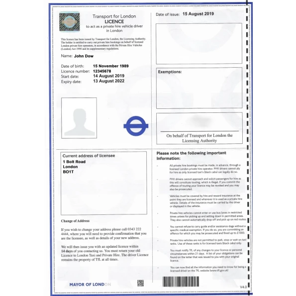 PCO Licence